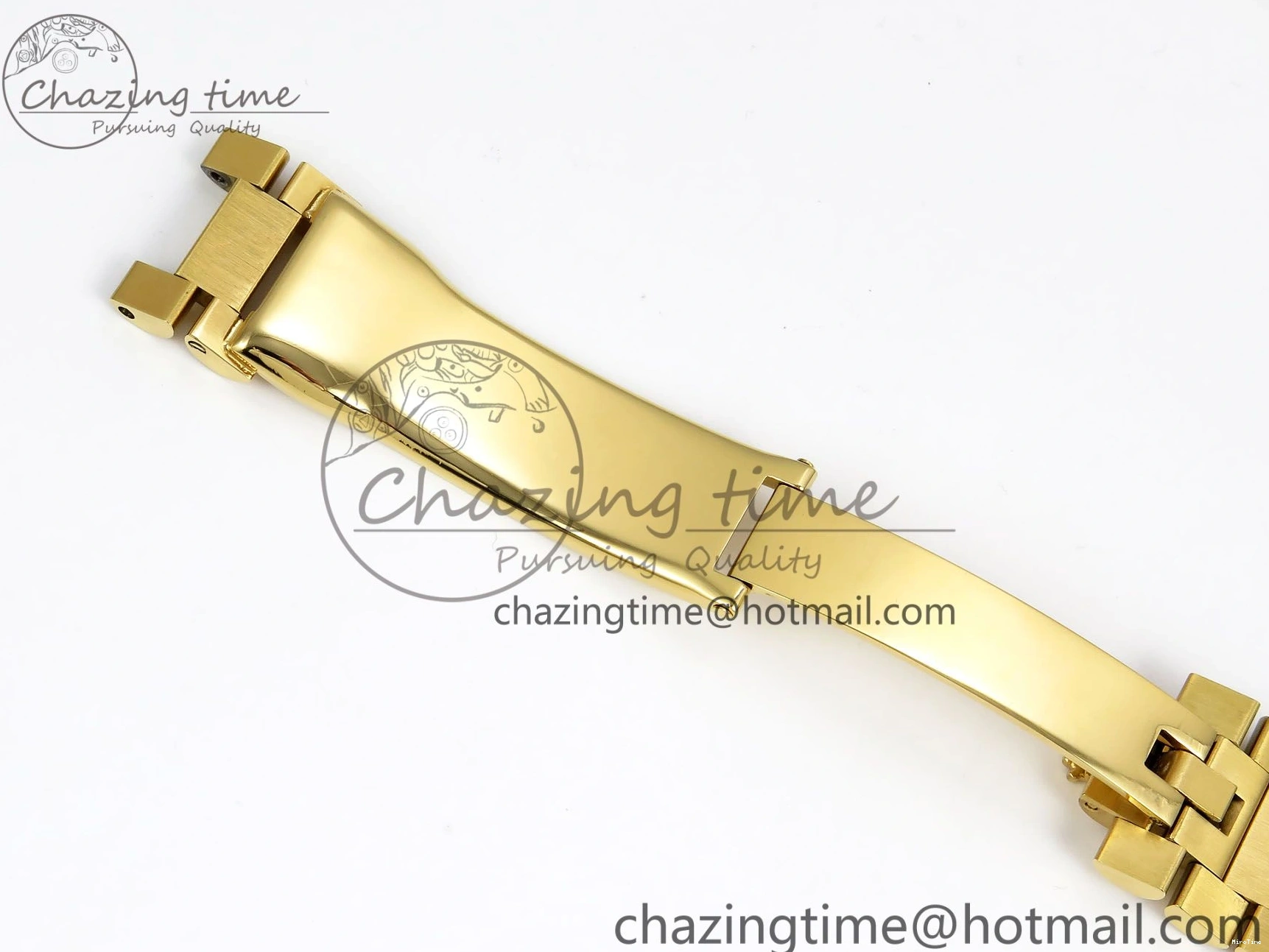 MiroTime 0324 Day Date 36 YG RAF Best Edition Brown Wave Dial on YG Bracelet A Effortless 1383